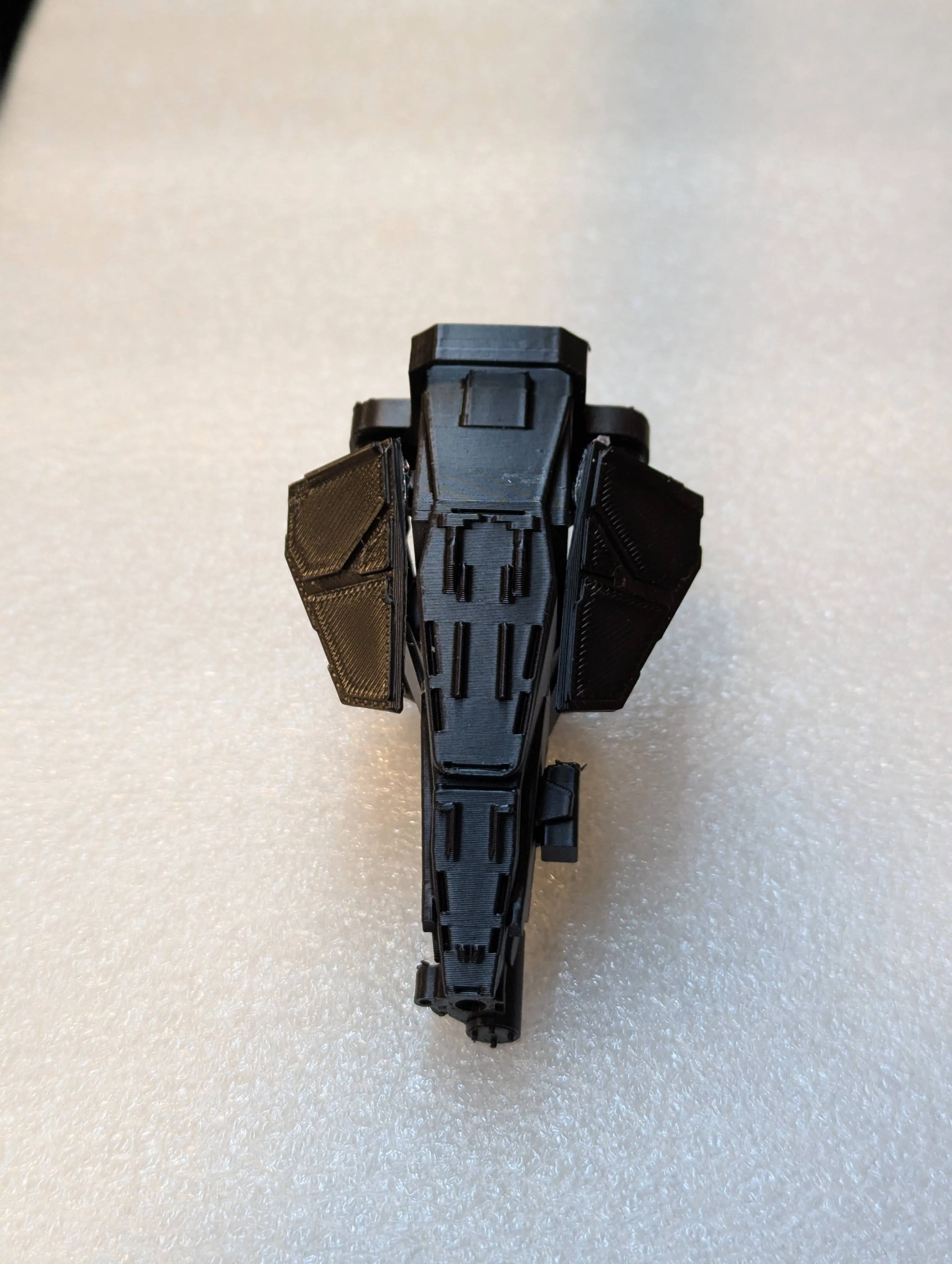 body with armor plates attached.