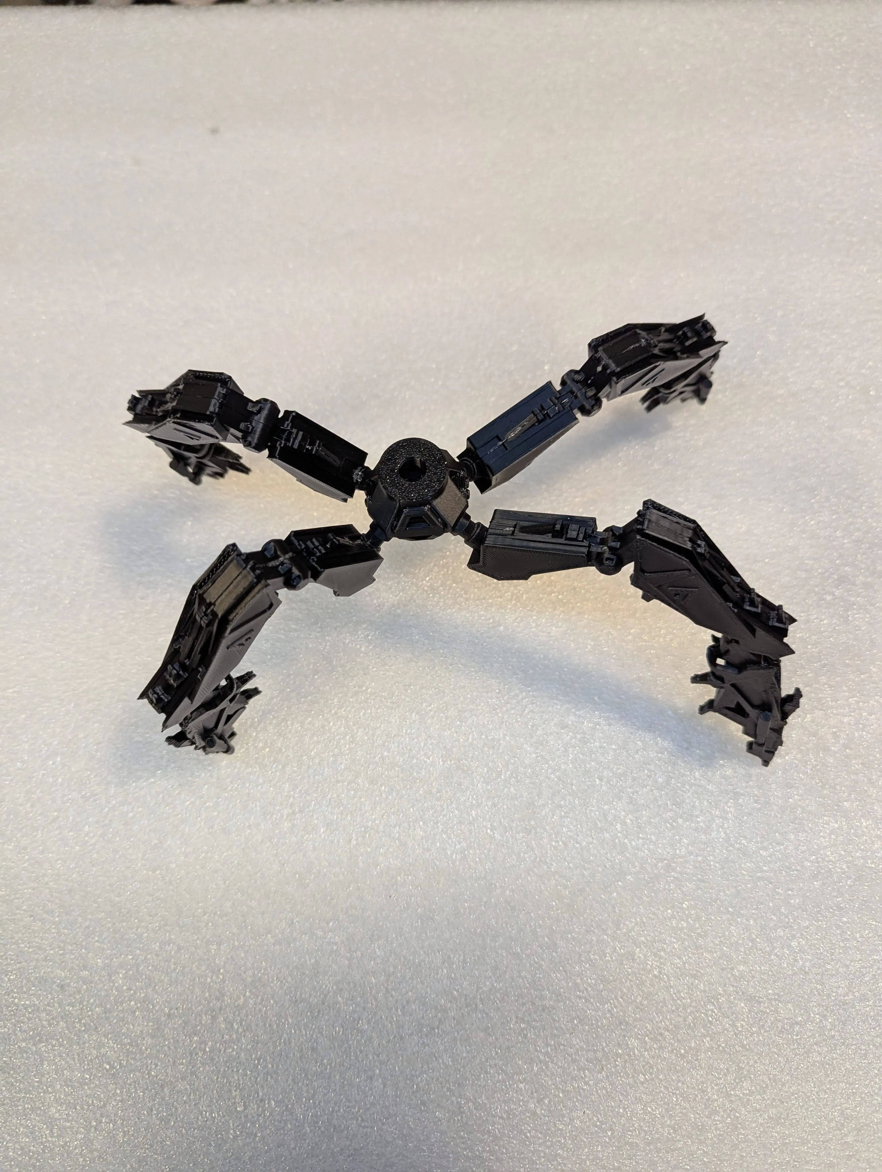 legs attached to legs hub