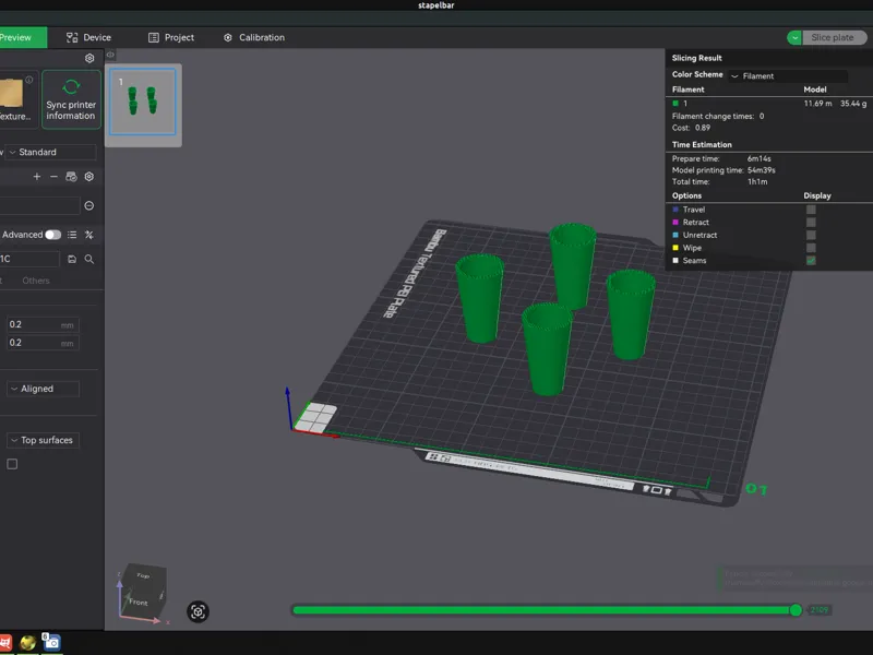 stackable leveling for tables etc