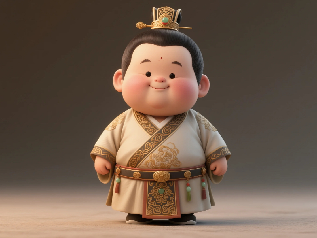 古风可爱小男孩 一体打印 a1mini适用