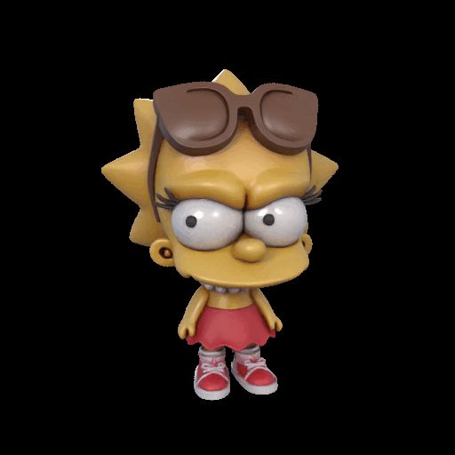 lisa simpson con gafas
