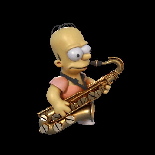 homer simpson saxofón alto