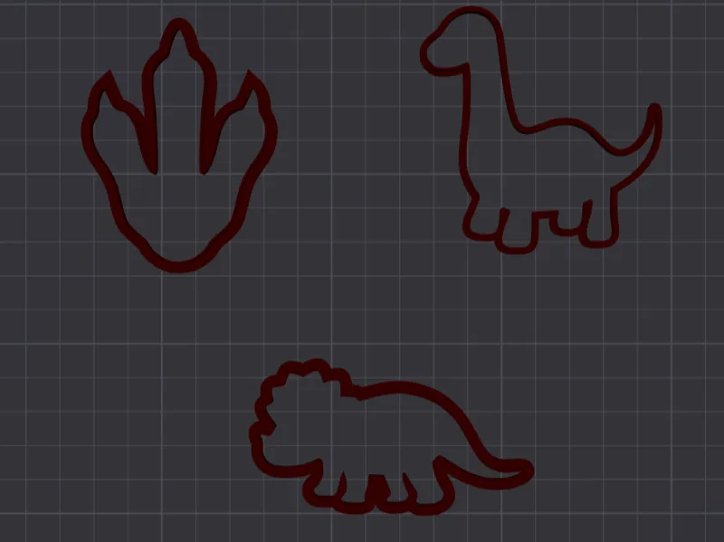 cortadores de galletas de dinosaurios
