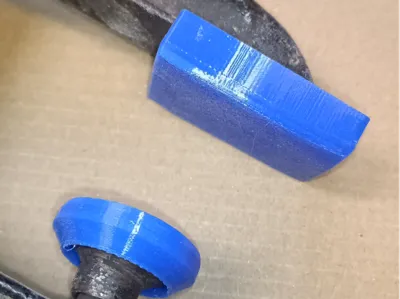 Protective End Caps for Woodworking Clamps