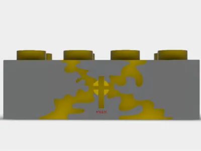 IRL size building brick piece 