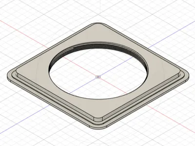 Alpa/Vd7v-M65 Threaded Plate