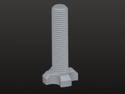 Screw for desk bin 