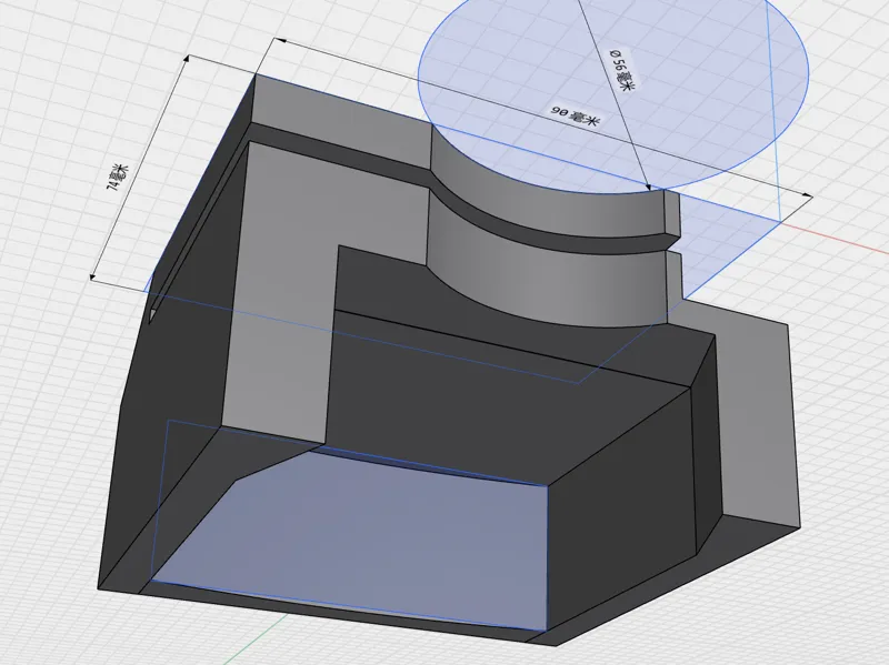 3D打印机计量电表固定装置