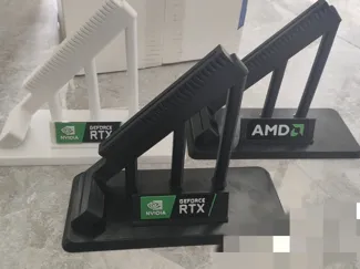 显卡支架带a卡n卡标志 显卡展示架