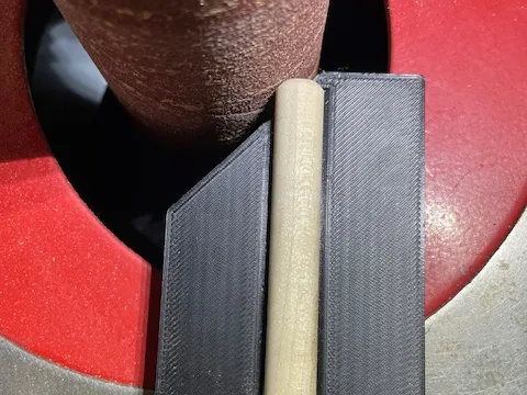 Dowel Chamfer Sanding Jig