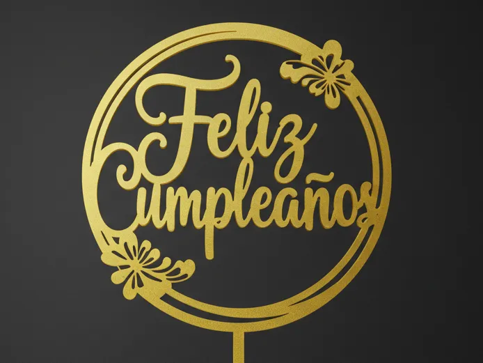 topper feliz cumpleaños