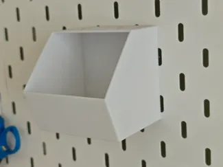 IKEA 宜家同款洞洞板收纳盒/零件盒 1.5mm铁艺镀锌板洞洞板配件