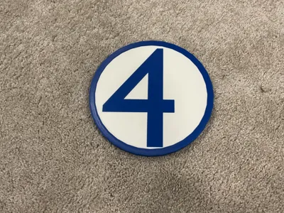 multi piece fantastic 4 coaster