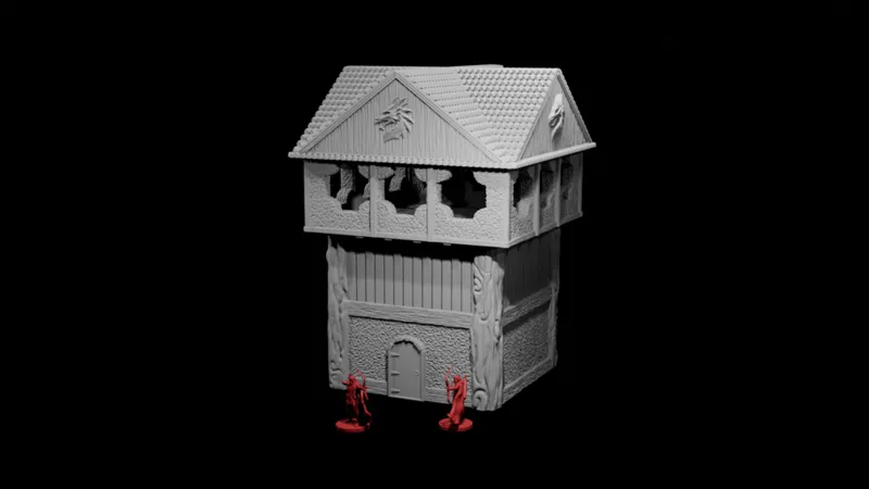 Dragon Wood – Modular Fantasy Guard Tower Terrain