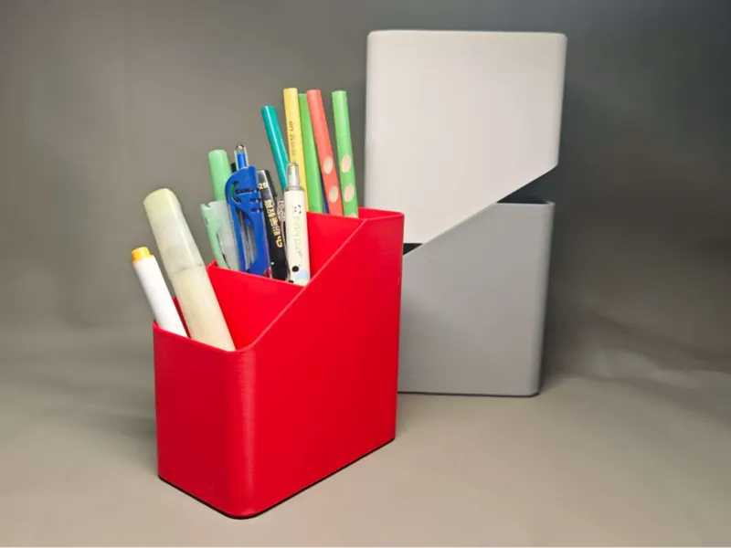 三格笔筒
