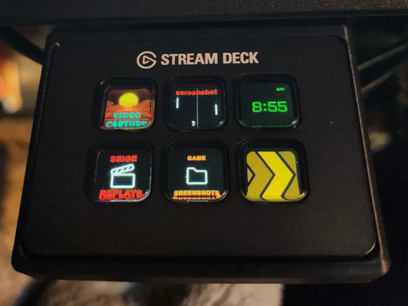 stream deck mini mount for msi gaming monitor