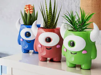 Cute Monster Planter