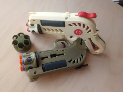 Finisher 3.0 Nerf Blaster - short darts mod