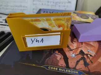 Daggerheart Player Cards Holder with Vault Divider