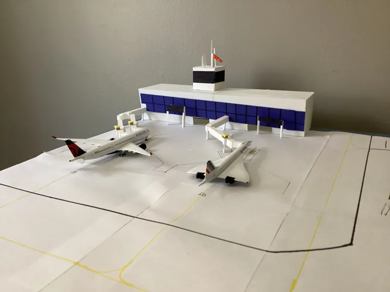 1/400 Scale Airport Terminal
