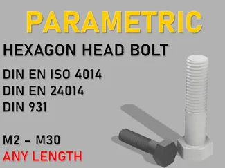 Hexagon head bolt DIN EN ISO 4014