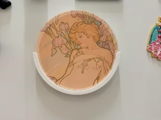 穆夏杯垫冰箱贴支架