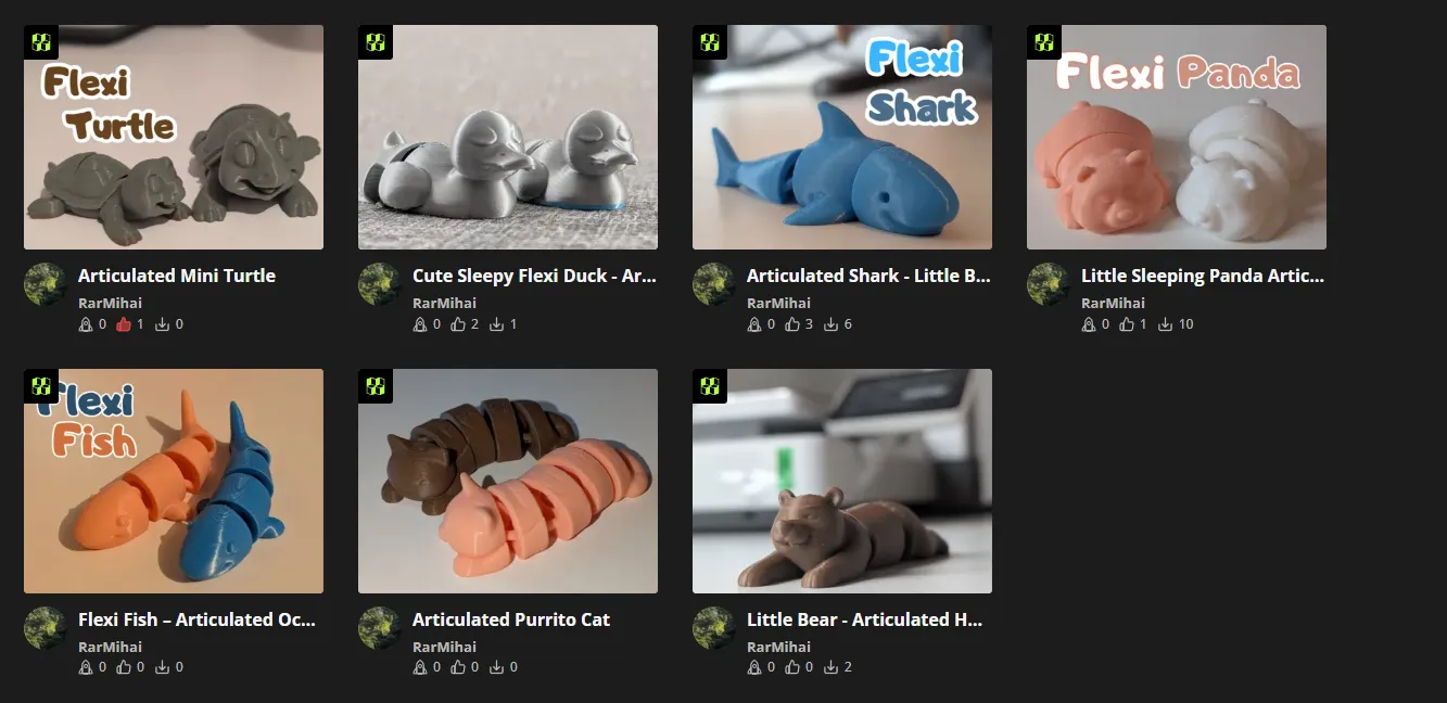 Mini Beaver - Articulated Keychain - Free 3D Print Model - MakerWorld