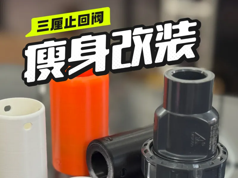 三厘止回阀瘦身配件