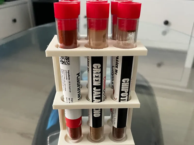 Chilli tube stand
