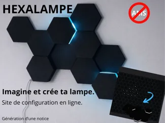 Hexalampe imagine et crée ta lampe