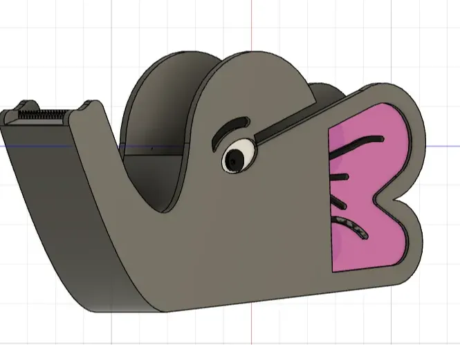 dérouleur de scotch éléphant