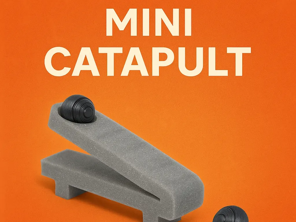 Mini Desktop Catapult – Small Build, Big Launches! - Free 3D Print ...