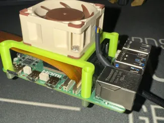 Raspberry Pi 4+5 40mm Noctua mount 