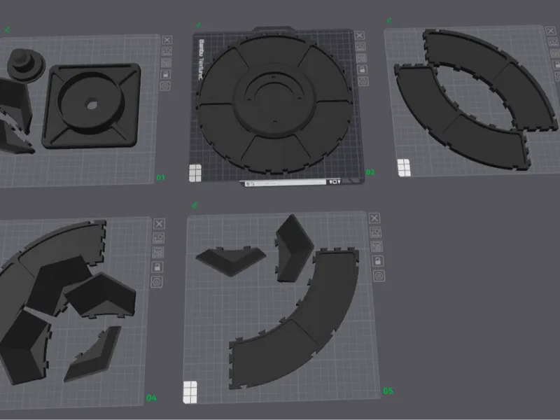 TurnTable 360mm For 250mm Printer By Payo