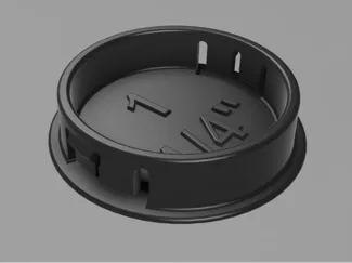 Electrical Knockout Hole Plug - Parametric