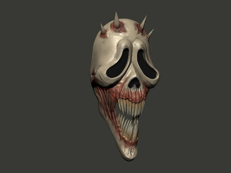 Mortal Kombat Ghostface Baraka MK1