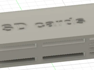 SD & microSD Card Nest - Compact Storage Tray 