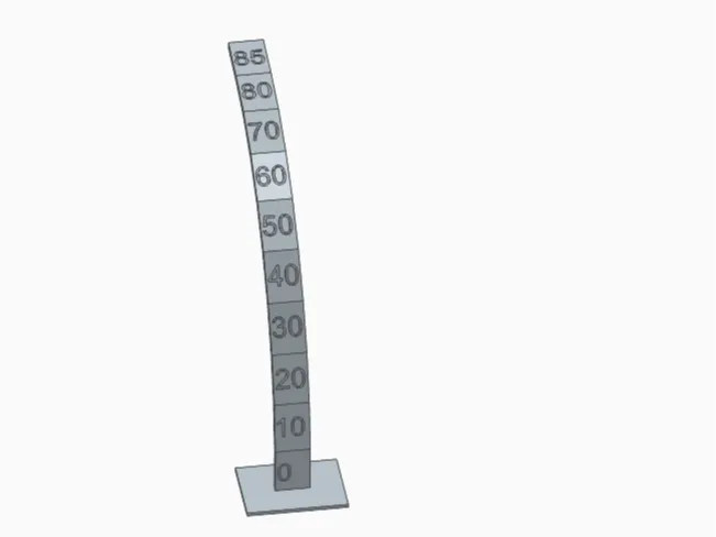 test tower angle up to 85 degrees