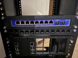 10inch support network Switch Hisource 8P+2SFP