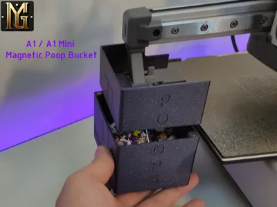 A1 / A1 Mini - Magnetic Poop Bucket