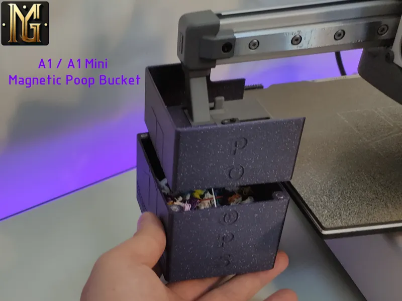 A1 / A1 Mini - Magnetic Poop Bucket