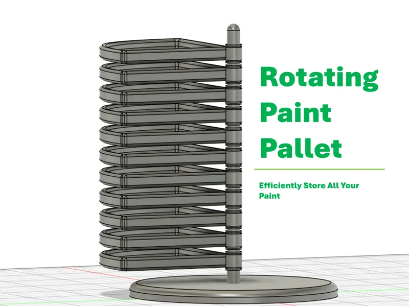 Rotating Paint Pallet