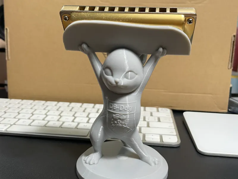 小猫口琴支架