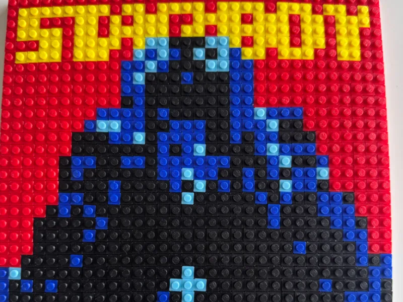 Plaque 32x32 Legos compatible, briques