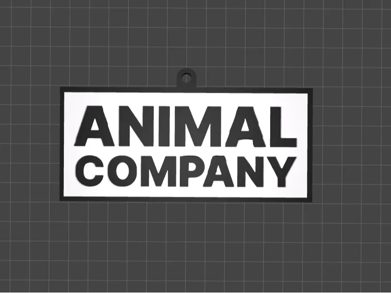 Animal company keychain
