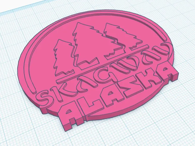 Skagway Alaska ref magnet