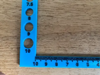 Maschenprobe Zählrahmen Stricken