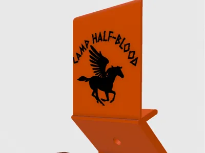 Percy jackson themed phone stand