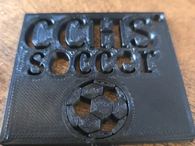 CCHS soccer keychain