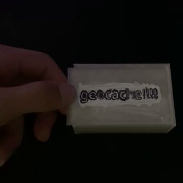 magnetic geocache box